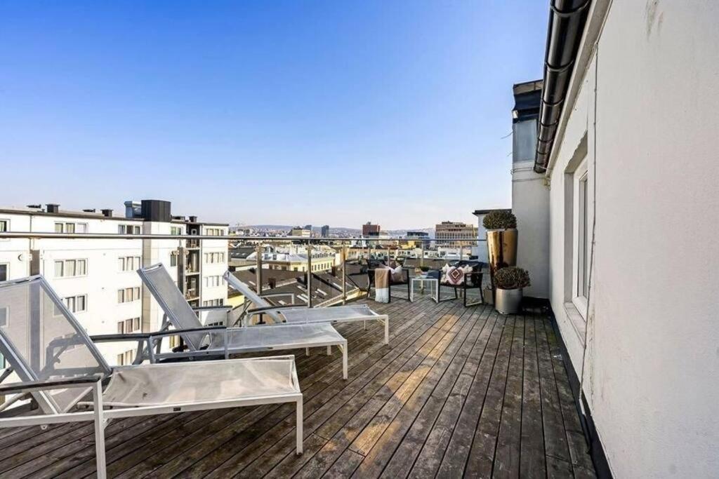 Praktisk 1-Roms Leilighet Oslo Buitenkant foto